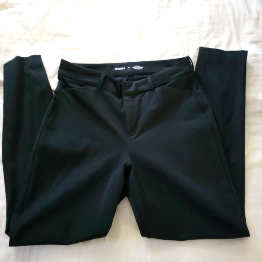 Old navy high rise pixie skinny work pants size 12